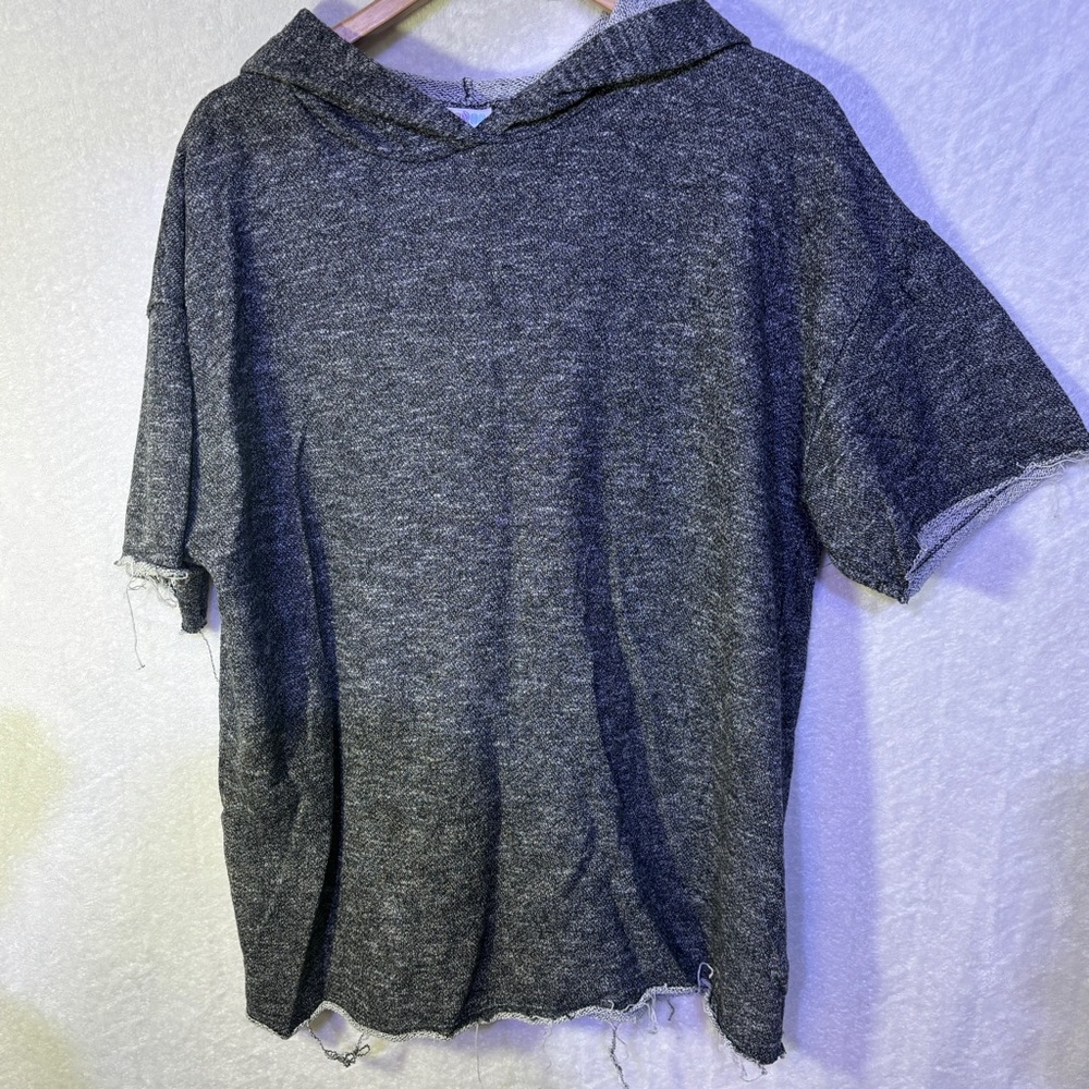 LuLaRoe Heather Gray Knit Top